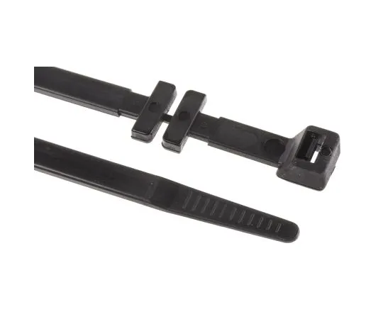 63-6599-36　RS PRO黑色电缆Tie尼龙电缆托盘，320mm x 7.6 mm　233-196