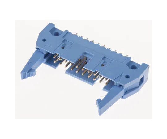 63-6654-58　Board Header 20 poles 2 rows straight wire to board 2.54 mm amplifier latch　2-5499206-4
