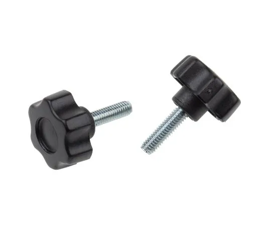 63-6565-03　RS PRO Black Multiple Lobs Clocking Knob,M6　161-149