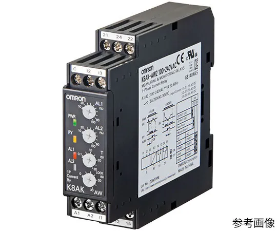 62-4581-55　K8AK监测过电流/过相位/反相位/过电流检测继电器　K8AK-AW2 24VAC/DC