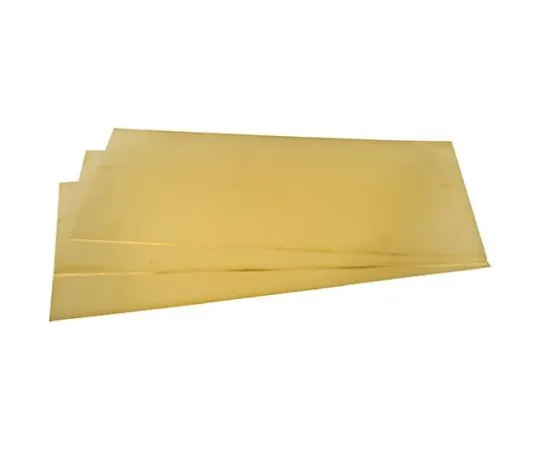 63-6727-41　黄铜固体金属板，600mm L, 300mm W,1.6mm厚度　771-077