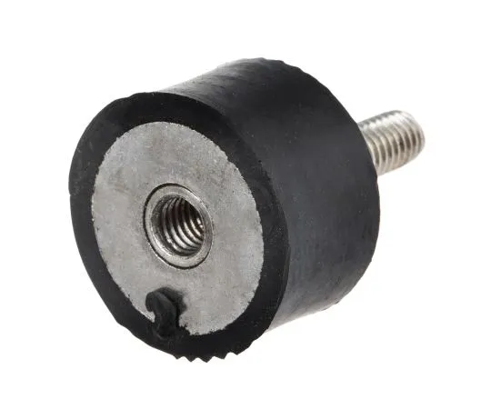 63-7007-08　RS PRO圆柱M6不锈钢防振座47.3压载，直径25mm。+100°C　126-3917