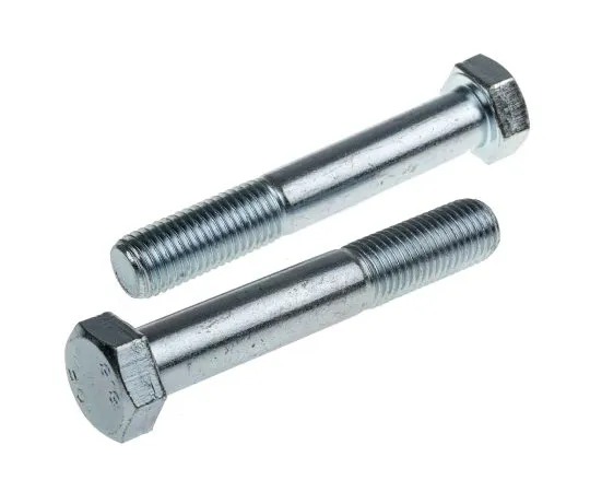 63-6612-30　透明钝化，锌钢六角螺栓，M16 x 100mm　279-947