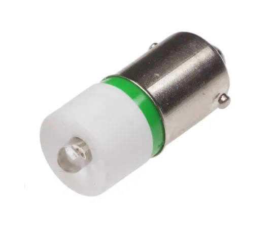 63-6585-82　LED反射器灯泡，BA9s,绿色，单芯片，10毫米直径，12V交流/直流电。　209-440