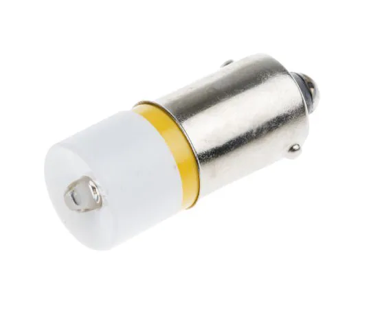 63-6584-35　LED反射器灯泡，BA9s,黄色，单芯片，10毫米直径，6V交流/直流电。　207-551