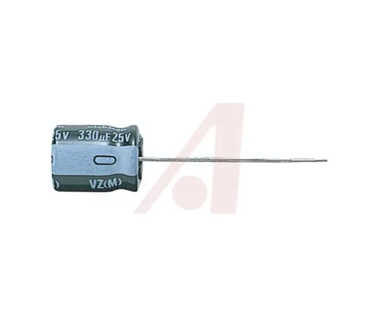 63-5151-58　尼奇康100μF63V直流铝电解电容器，通孔10×12.5mm+105°C 10 mm 5 mm　UVZ1J101MPD