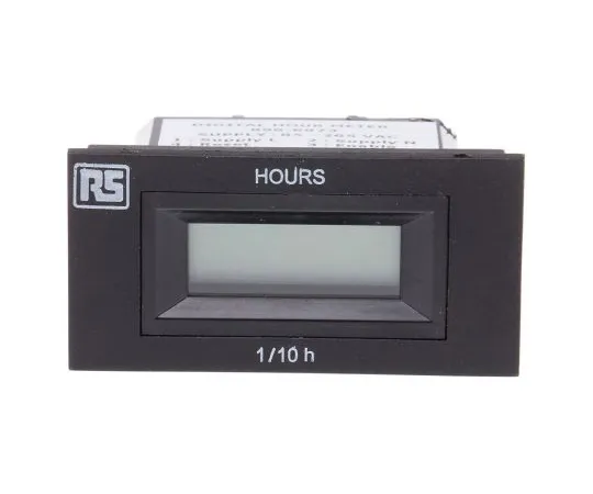 63-5165-73　RS PRO Hour计数器，6位数，LCD,螺丝连接85→265 V ac　896-6973