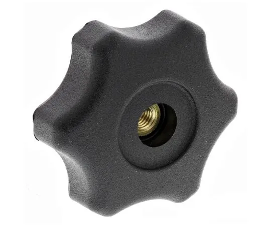 63-6565-18　RS PRO Black Multiple Lobs Clocking Knob,M6　161-228