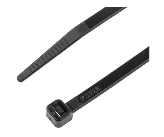 63-6599-66　RS PRO黑色电缆Tie尼龙，190mm x 4.8 mm　233-506