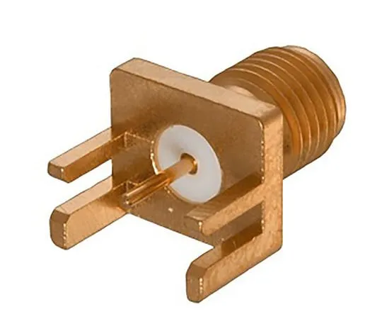63-5162-79　夹紧连接器直50Ω边缘安装SMA连接器，焊料终止　142-0701-881