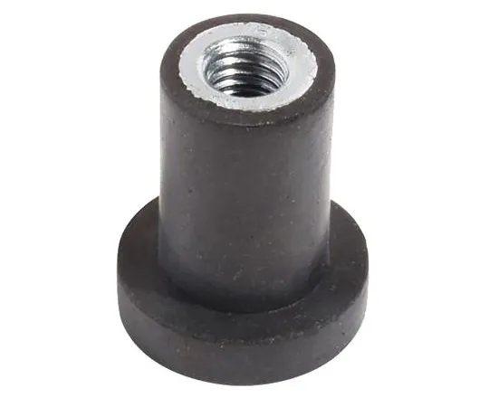 63-7006-29　RS PRO圆柱M4镀锌钢板抗振安装0.6-7压缩载荷，直径9.3mm。天然橡胶+100°C　126-3565