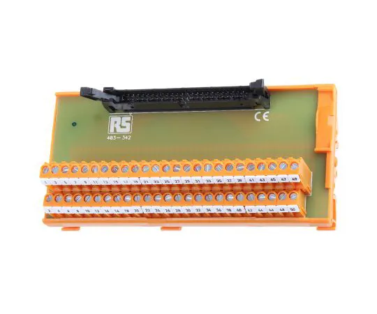 63-6633-94　RS PRO, 50极IDC连接器接口模块，DIN导轨安装　403-342