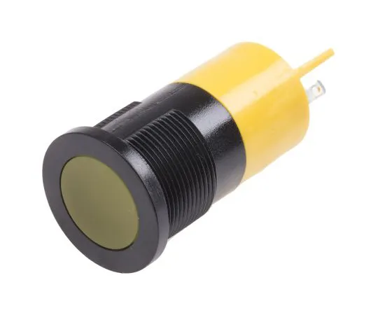 63-6587-47　RS PRO黄色指示器，24 V交流/直流，22mm安装孔尺寸，焊点终止　211-487