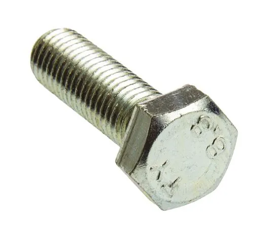 63-6697-14　透明钝化锌钢钉M12×40mm套螺钉　530-185
