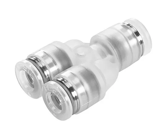 63-6996-78　Festo NPQP气动Y管到管适配器，12 mm x推入12 mm x推入12 mm　NPQP-Y-Q12-E-FD-P10