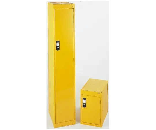 63-6726-19　RS PRO 1门钢黄色储物柜，480 mm x 300 mm x 450mm　763-464