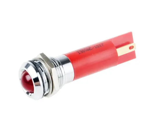 63-6582-52　RS PRO红色指示器，130 V交流电，12mm安装孔尺寸，标签终止，IP67　205-375