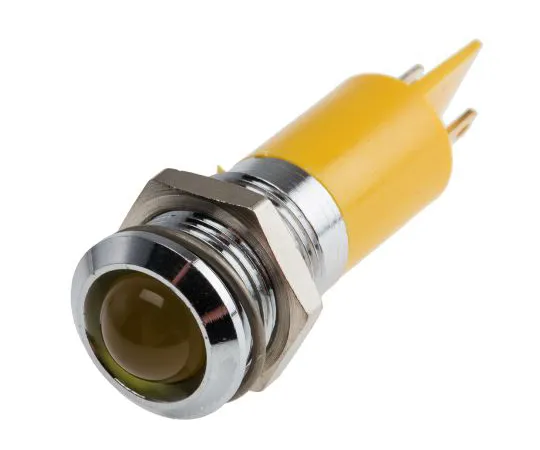 63-6584-81　RS PRO黄色指示器，48→65 V直流，14mm安装孔尺寸，标签终止　208-172