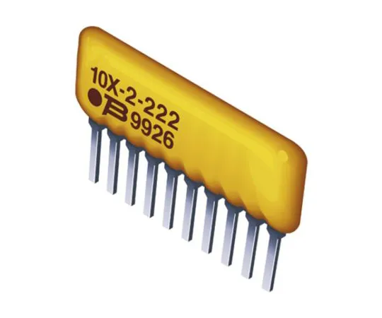 63-5153-47　总线4600X系列1.2kΩ±2%通过孔电阻阵列，8个电阻，1.13W总SIP封装引脚　4609X-101-122LF