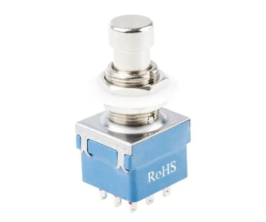 63-5145-31　RS PRO 3 P CO Latching Push Button Switch, 12.2 (Dia。) mm, PCB　846-6736