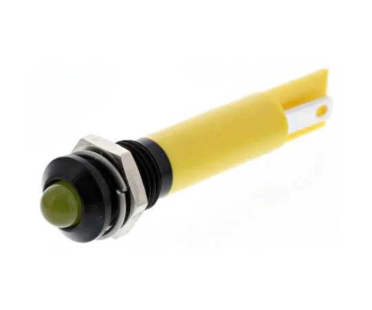 63-6584-51　RS PRO黄色指示器，24 V直流，8毫米安装孔尺寸，焊点终止　207-848