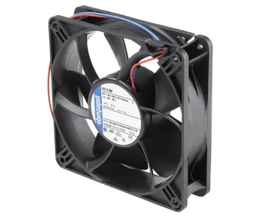 63-6975-07　ebm-papst4314系列轴向风扇，119 x 119 x 32mm,285m3/h,10W, 24 V直流　4314NH
