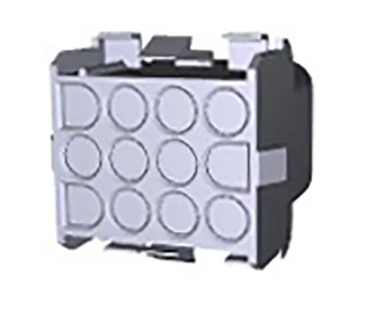 63-5153-33　TE Connectivity通用MATE-N-LOK女性连接器外壳，6.35毫米间距，12路，3列　1-480709-0