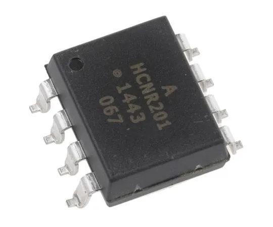 63-5181-22　Broadcom,HCNR201-300E直流输入光电二极管输出光电耦合器，表面贴装，8针PDIP-W　HCNR201-300E