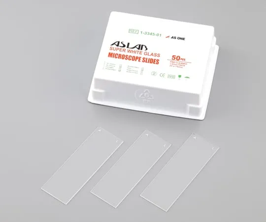 1-3345-01　ASLAB滑动玻璃 (边缘抛光) 25 x 75 mm 50件0313-0001　90