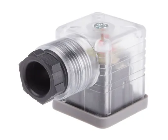 63-5165-47　RS PRO 3 P+E DIN 43650 A,女性螺线管连接器，24 V直流电压　896-2123