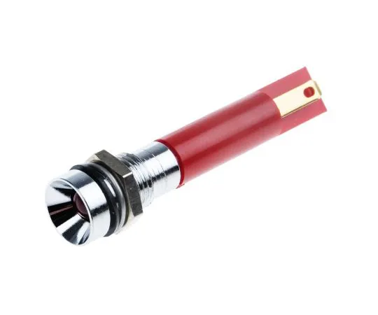 63-6582-68　RS PRO红色指示器，12 V,8毫米安装孔尺寸，焊点终止，IP67　205-628