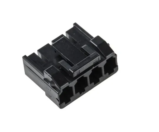 63-6775-68　Connector Housing Female 4 Pole 1 Row 3.96 mm EnerBee DF63 Series 1 Bag (10 Pieces)　DF63-4S-3.96C