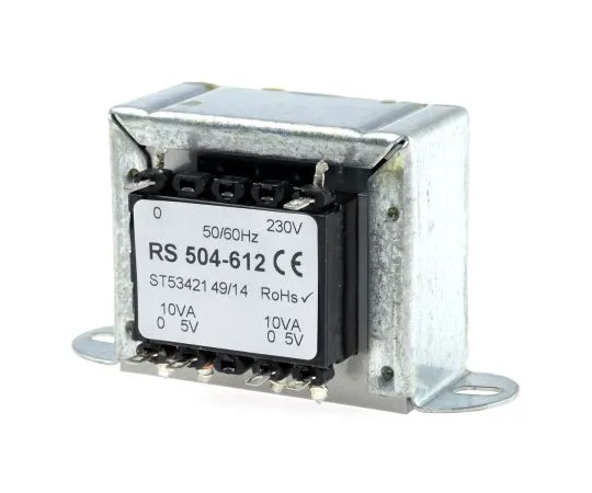63-6680-58　RS PRO20VA2输出机箱安装变压器，5V交流　504-612