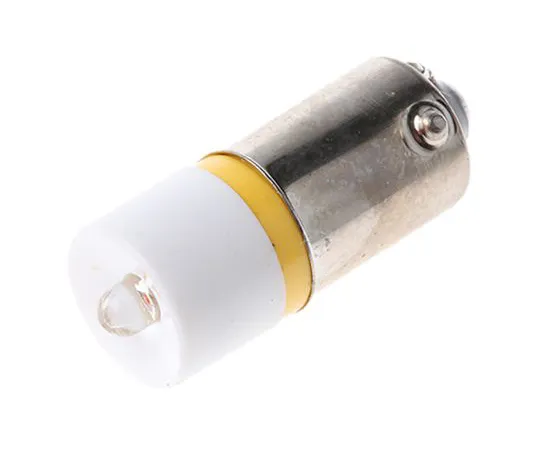 63-6585-30　LED反射器灯泡，BA9s,黄色，单芯片，10毫米直径，24V交流/直流。　208-661