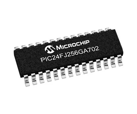 63-7002-26　单片机PIC24FJ256GA702-I/SO, 16位PIC24单片机，32MHz, 256 kB闪存，28-引脚SOIC　PIC24FJ256GA702-I/SO