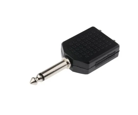 63-6627-98　RS PRO AV适配器，女性1/4单声道，男性1/4单声道　392-621