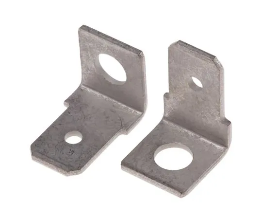 63-6978-01　RS PRO, 90°Mount Angle Stud Mount Tab Terminal, 6.35 x 0.8mm镀锡板　125-1994