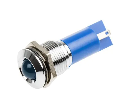 63-6581-55　RS PRO蓝色指示器，12 V, 16mm安装孔尺寸，焊点终止　203-947