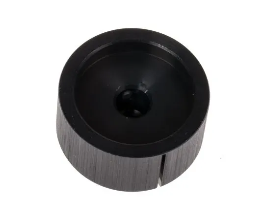 63-6677-36　RS PRO 28mm黑色电位器旋钮6.4mm轴劈裂　498-823
