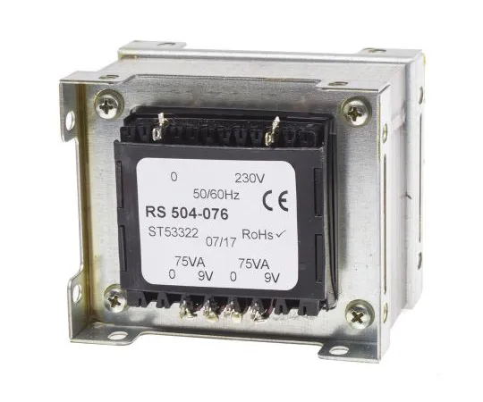 63-6679-96　RS PRO150VA2输出机箱安装变压器，9V交流　504-076