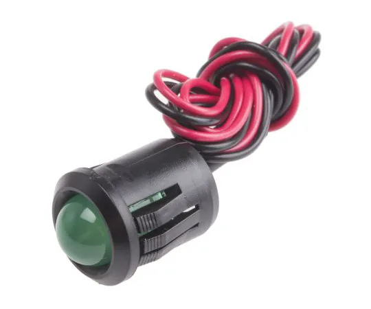 63-6585-59　RS PRO绿色指示器，2V直流，14mm安装孔尺寸，导线终止　209-125