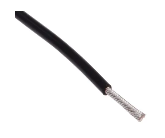 63-5141-81　RS PRO PTFE设备线材0.12 mm 2 CSA,黑色25 m卷轴　841-7166