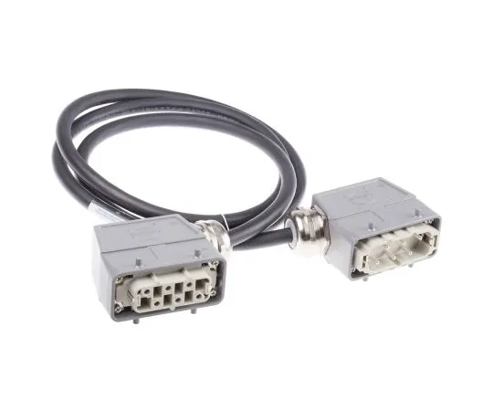 63-6848-45　Heavy-duty Power Connectors Han HSB Series Male to Female 6 Pole s 22 A 300 V dc, 600 V ac　20871443002200