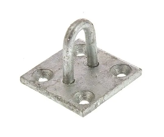 63-6724-52　RS PRO Steel Hasp&Staple, 50 x 50mm, 14mm　750-711
