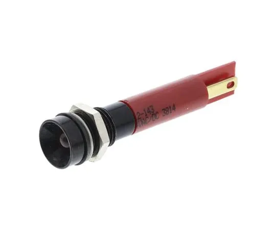 63-6587-89　RS PRO红色指示器，24 V交流/直流，8毫米安装孔尺寸，焊点终止，IP67　212-143