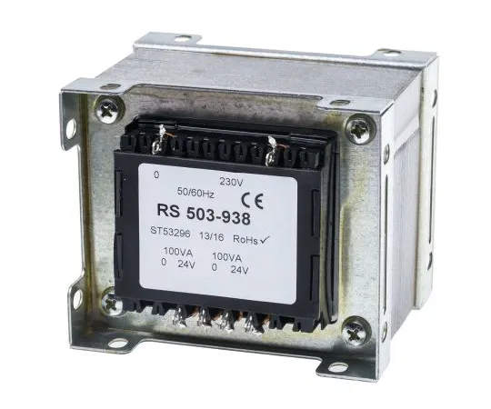 63-6679-78　RS PRO200VA2输出机箱安装变压器，24V交流　503-938