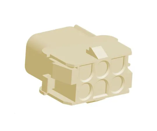63-6961-32　Connector Housing Female 6 Pole 2 Row 6.35 mm Maiten Lock　2178773-1