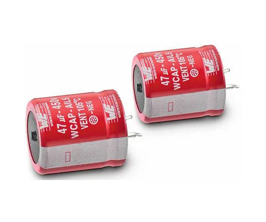 63-6968-84　伍斯Elektronik 220μF450V直流铝电解电容器，通过孔25 (Dia。)x 41 mm+105°25mm 10mm　861111484019