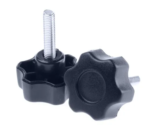 63-6565-01　RS PRO Black Multiple Lobs Clamping Knob,M5　161-133