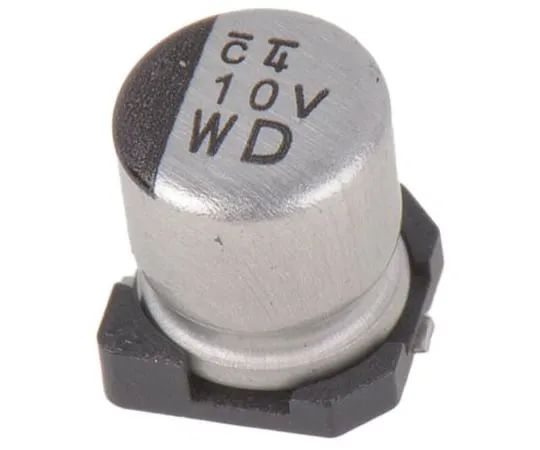 63-5143-63　镍氢10μF35V直流铝电解电容器，表面贴装5 (Dia。)x 5.8 mm+105°5 mm 1.3 mm　UWD1V100MCL1GS